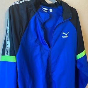 Oversized Royal Blue Puma Jacket